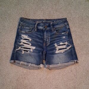 American Eagle Outfitters Distressed Denim Shorts